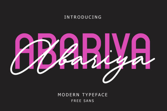 Abariya: The Perfect Handwritten Typeface for Modern Makers
