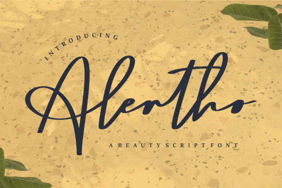 Alertho: A Timeless Handwritten Font for Eye-Catching Branding