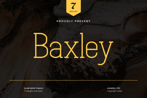 Baxley: The Modern Slab Serif Typeface for Editorial Design