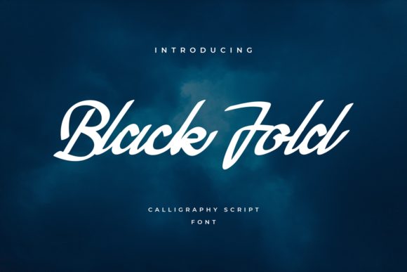 Black Fold: The Bold Script Handwritten Font for Campaigns