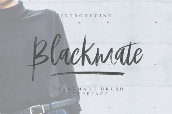 Blackmate: A Handwritten Script Font for Editorial Design