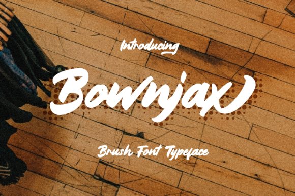 Bownjax: The Modern Brush Script Font for Creative Makers