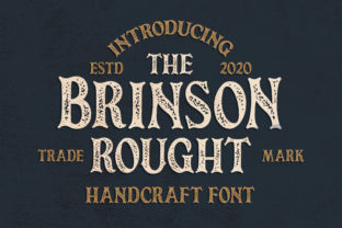 Brinson Rought: A Vintage Serif for Handmade Branding