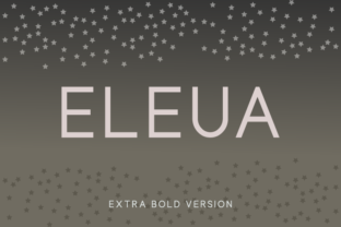 Eleua Extra Bold: The Premium Typeface for Polished Branding