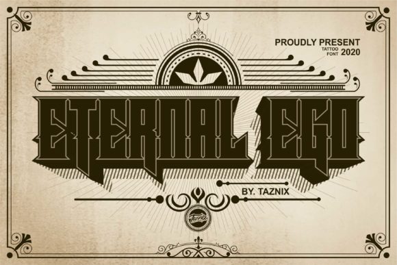 Eternal Ego: The Distinct Blackletter Font for High-Impact Campaigns
