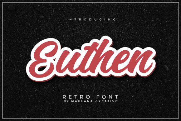 Euthen: The Bold Handwritten Typeface for Editorial Design