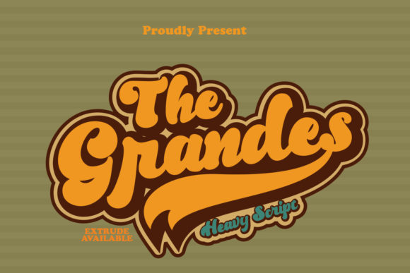 Grandes: The Vintage Script Font for Retro Branding
