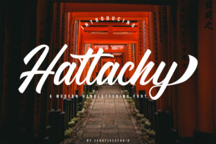 Hattachy Modern Handlettering for Sweet Brand Identity