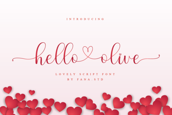 Hello Olive: A Sweet Script Handwritten Font for Crafters