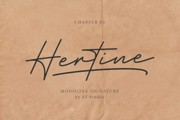 Hertine: The Friendly Script Handwritten Font for Real Business Branding