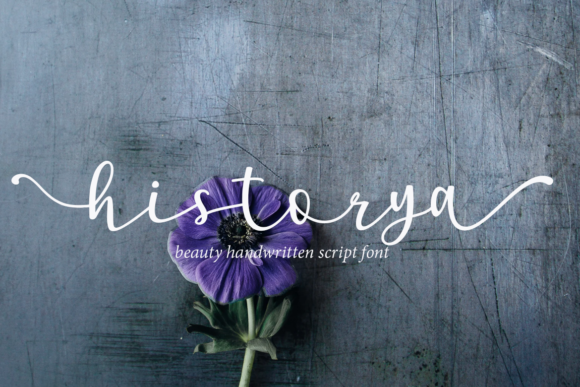 Historya: A Delicate Script Handwritten Font for Creative Projects