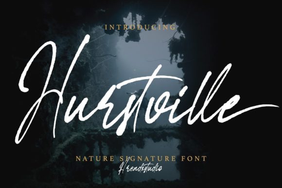Hurstville: A Premium Script Handwritten Font for Editorial Design