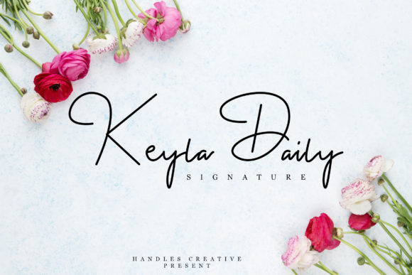 Keyla Daily: The Sweet Handwritten Font for Your Brand