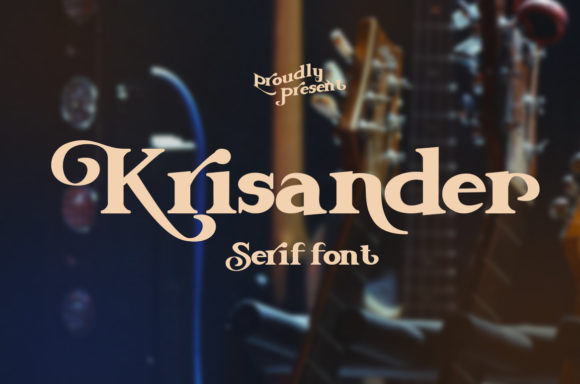 Krisander: The Elegant Serif Typeface for Handmade Creators
