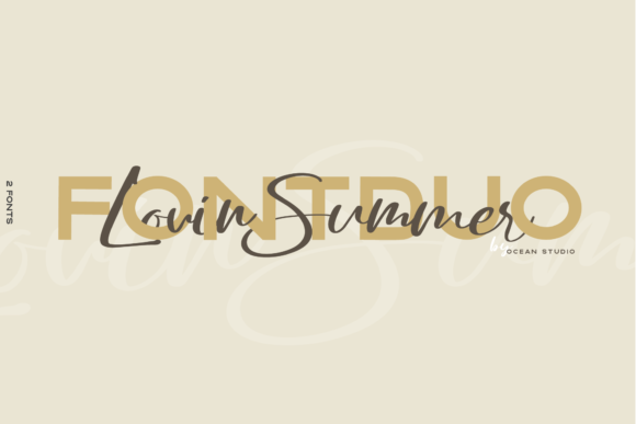 Lovin Summer: A Premium Duo Font for Modern Digital Brands