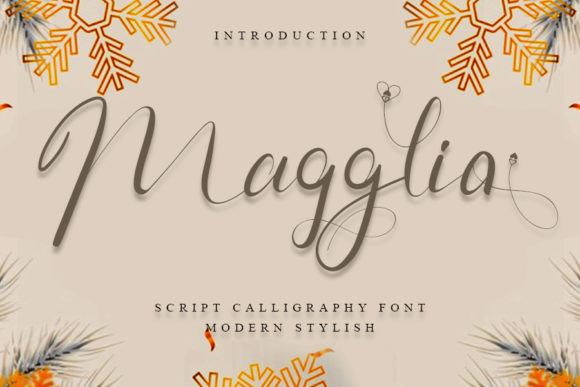 Magglia: A Stylish Script Font for Bold Branding