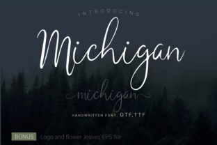 Michigan: The Handwritten Font for Authentic Small Business Branding
