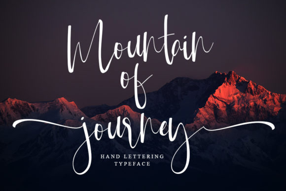 Mountain of Journey Typeface for Modern Brand Identity