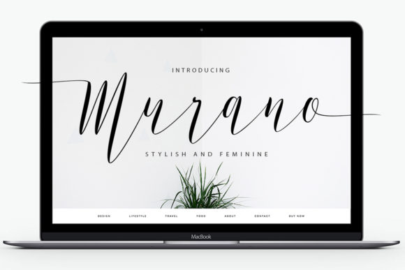 Murano: The Modern Script Font for Digital Designers