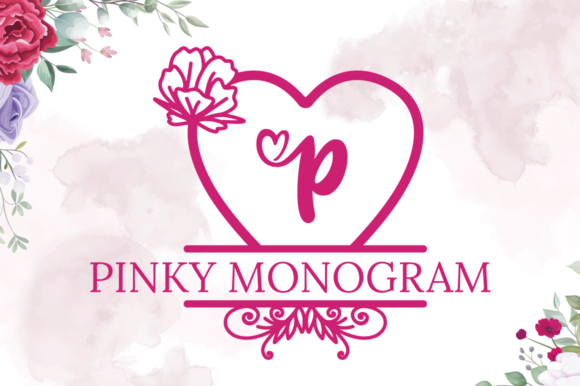 Pinky Monogram: A Decorative Typeface for Editorial Design