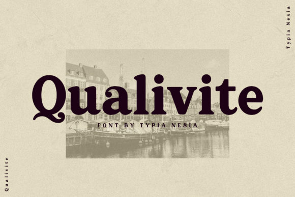 Qualivite: The Bold Serif Font for Handmade Branding