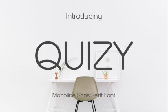 Quizy: The Minimal Sans Serif Font for Polished Brand Identity