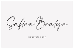 Safina Bralyn: The Elegant Script Handwritten Font for Makers