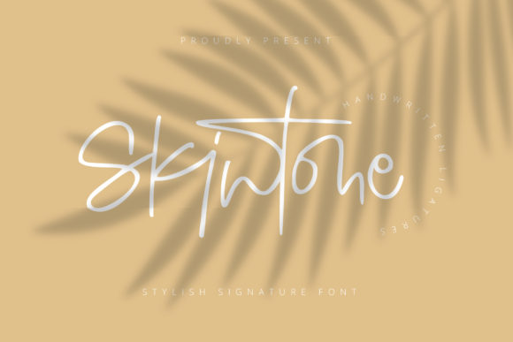 Skintone: A Relaxed Handwritten Typeface for Modern Editorial Design