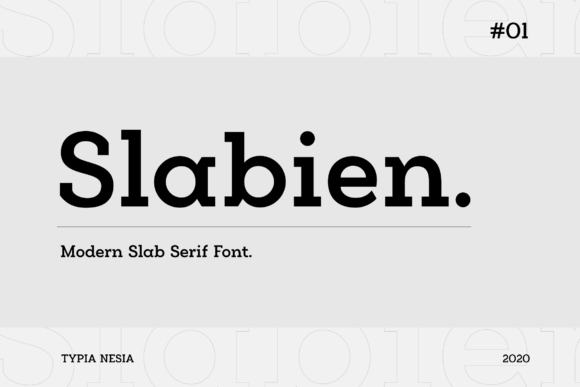 Slabien: The Minimal Sans Serif Font for Standout Campaigns