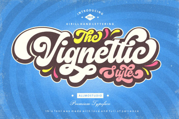 The Vignettic: A Handwritten Typeface for Vintage Editorial Design