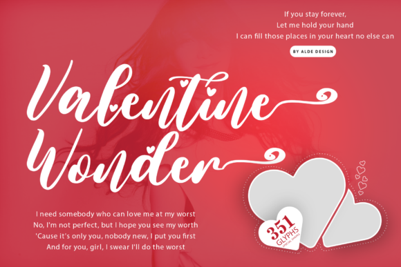 Valentine Wonder: A Classy Script for Festive Design
