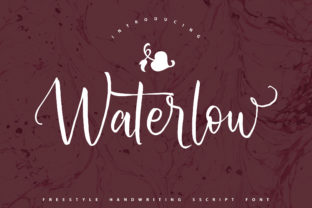 Waterlow: A Charming Script Handwritten Typeface for Elegant Branding