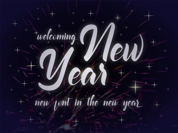 Welcoming New Year: The Perfect Handwritten Font for Crafters