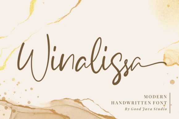Winalissa: The Flowing Handwritten Font for Crafters